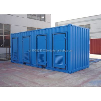 Moderne look Prefab Container Toilet voor winkel of villa Aluminiumlegering Vensters en Mid-Century Modern Design
