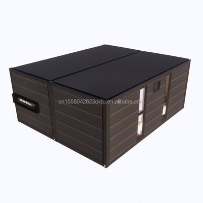 Luxe moderne uitbreidbare container Twee verdiepingen kleine houten prefab huis gebouwen hotel appartement stalen hut prefab huis