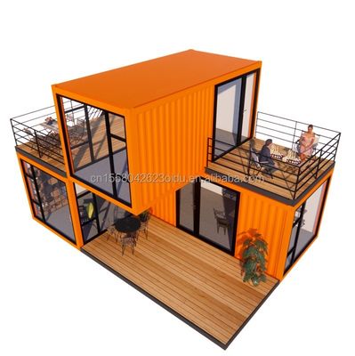 Aluminiumlegeringsvensters op maat 3 modules Modulaire wooncontainer Flat Pack Prefab Huiskantoor of tuinhuis gemaakt van staal