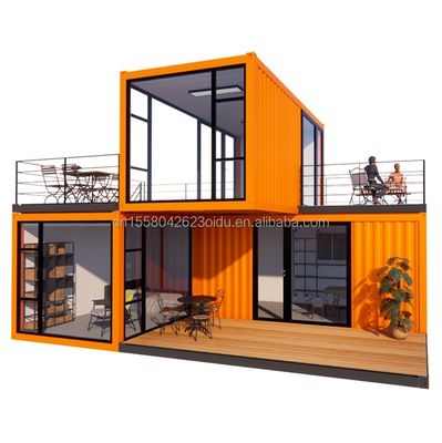 Aluminiumlegeringsvensters op maat 3 modules Modulaire wooncontainer Flat Pack Prefab Huiskantoor of tuinhuis gemaakt van staal