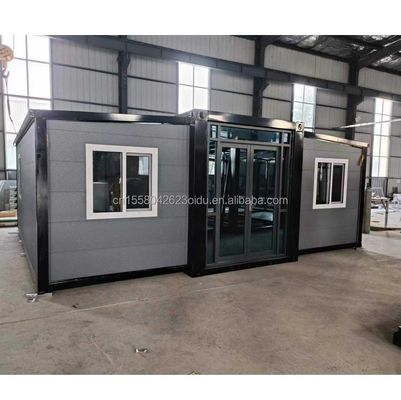 Houten huizen in aangepaste kleur EU Prefabricated 20ft drie slaapkamer uitbreiding huis