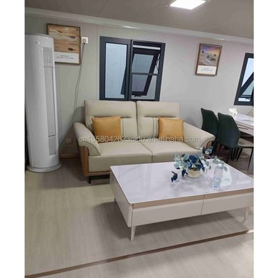 Houten huizen in aangepaste kleur EU Prefabricated 20ft drie slaapkamer uitbreiding huis