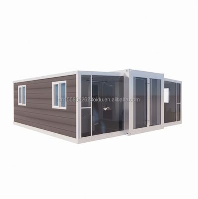 Moderne 20ft geprefabriceerde Australië Opvouwbare mobiele huizen Modulaire uitbreidbare containerhuis met 3D-model / CAD-tekening