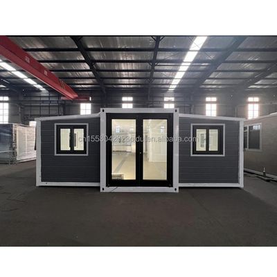 Moderne 20ft geprefabriceerde Australië Opvouwbare mobiele huizen Modulaire uitbreidbare containerhuis met 3D-model / CAD-tekening