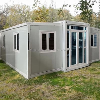 Moderne 20ft geprefabriceerde Australië Opvouwbare mobiele huizen Modulaire uitbreidbare containerhuis met 3D-model / CAD-tekening