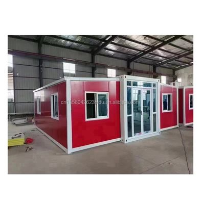 Modern ontwerp 40ft vouwbaar uitbreidbaar plat voorgefabriceerd containerhuis met goede prijzen en aluminium-alloy ramen