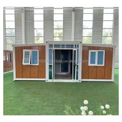 Modern ontwerp 40ft vouwbaar uitbreidbaar plat voorgefabriceerd containerhuis met goede prijzen en aluminium-alloy ramen