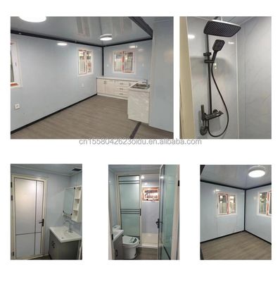 Modern ontwerp 40ft vouwbaar uitbreidbaar plat voorgefabriceerd containerhuis met goede prijzen en aluminium-alloy ramen