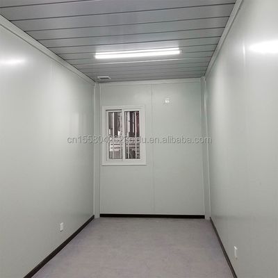 Draagbare familie flat verpakking 20ft of 40ft luxe prefab Container kamer met aluminium alloy ramen