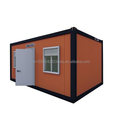 Goedkope 20ft/40ft Muur 50/75/100mm Wave Sandwich Panel Prefabricated Container Room voor moderne gezinswoning