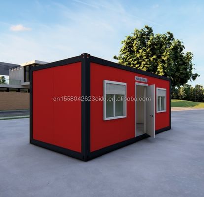 Goedkope 20ft/40ft Muur 50/75/100mm Wave Sandwich Panel Prefabricated Container Room voor moderne gezinswoning
