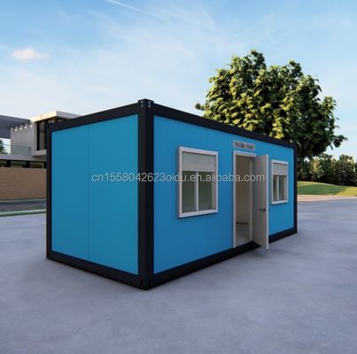 Goedkope 20ft/40ft Muur 50/75/100mm Wave Sandwich Panel Prefabricated Container Room voor moderne gezinswoning