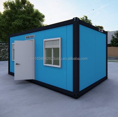 Goedkope 20ft/40ft Muur 50/75/100mm Wave Sandwich Panel Prefabricated Container Room voor moderne gezinswoning