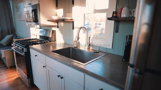40ft Container Transformatie voor een handig gezinshuis slaapkamer woonkamer Keuken en badkamer inbegrepen