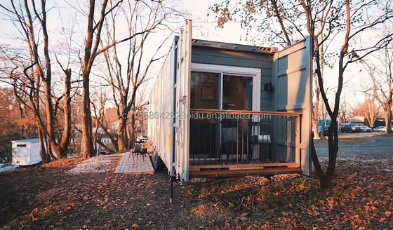 40ft Container Transformatie voor een handig gezinshuis slaapkamer woonkamer Keuken en badkamer inbegrepen