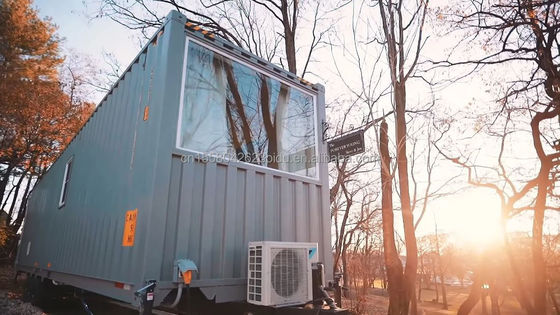 40ft Container Transformatie voor een handig gezinshuis slaapkamer woonkamer Keuken en badkamer inbegrepen