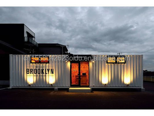 Flat Pack Container Hotel Modulair Kleine Verhuisbare Verzending Draagbare Huizen 2 slaapkamers Leven Container Restaurant Container Huizen