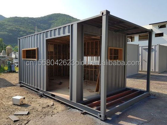 Flat Pack Container Hotel Modulair Kleine Verhuisbare Verzending Draagbare Huizen 2 slaapkamers Leven Container Restaurant Container Huizen