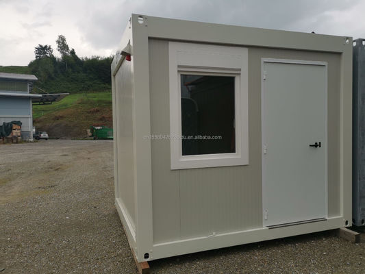 Hotel Containerhuis Vlakke verpakking voor snelle familiebouw Stalen frame gegalvaniseerd buigen 180g Luxe houten huis