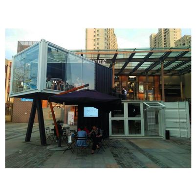 Gepersonaliseerde kleur en aluminium legering Windows 20ft Luxe Container Ruimte voor Verkoop Booth Koffiewinkel Guard Box Office Bar