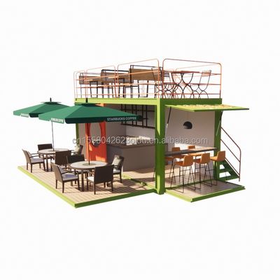 Gegalvaniseerde stalen vierkante buizen 20ft luxe container kamer voor koffie winkel bewaking kamer kantoor bar en familie bar producent