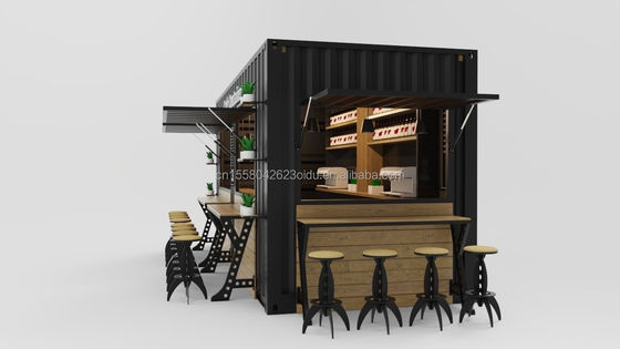 Aanbod Custom vouwbaar hotel mobiele woning met gegalvaniseerd stalen buiging 180g 20ft Klaar voor vouwbaar scheepvaartcontainer huis