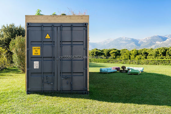 Gegalvaniseerd stalen buigend staal frame 20ft uitbreidbare huizen prefab huizen luxe container huis voor Chinese design stijl