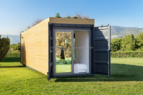 Gegalvaniseerd stalen buigend staal frame 20ft uitbreidbare huizen prefab huizen luxe container huis voor Chinese design stijl