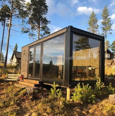 OEM 20ft Multi Functionele Luxe Flat Pack Container Huis Huis met 50/75/100mm Wave Sandwich Panel Muur