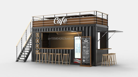 2022 OEM 20ft Flat Pack Ready To Living Container Huis gemaakt van Aluminium Alloy Vensters En gegalvaniseerd stalen buigen 180g