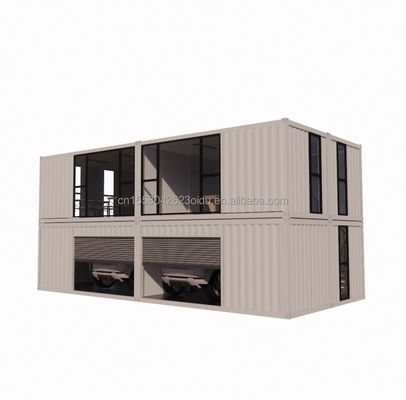 Aanpasbaar plat pakket Prefabricated House met moderne ontwerpstijl en aluminiumalloy ramen
