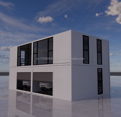 Aanpasbaar plat pakket Prefabricated House met moderne ontwerpstijl en aluminiumalloy ramen
