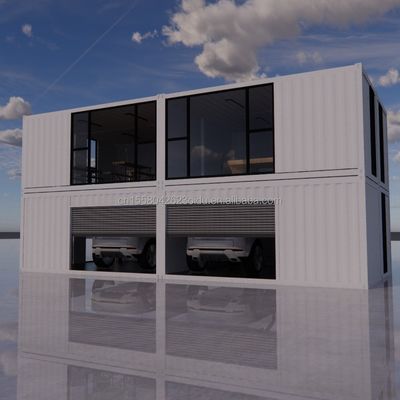 Aanpasbaar plat pakket Prefabricated House met moderne ontwerpstijl en aluminiumalloy ramen