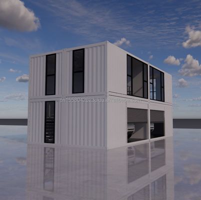 Aanpasbaar plat pakket Prefabricated House met moderne ontwerpstijl en aluminiumalloy ramen