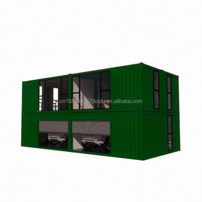Aanpasbaar plat pakket Prefabricated House met moderne ontwerpstijl en aluminiumalloy ramen